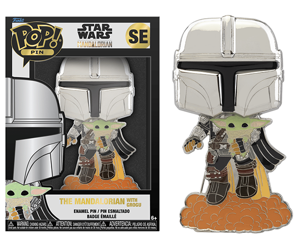 Star Wars Funko Enamel Pin - The Mandalorian w/ Grogu