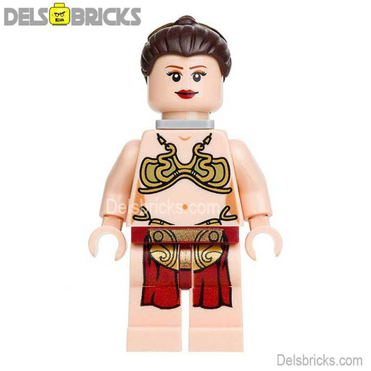Star Wars Lego Custom Minifigure - Princess Leia Slave Outfit (Return Of The Jedi)