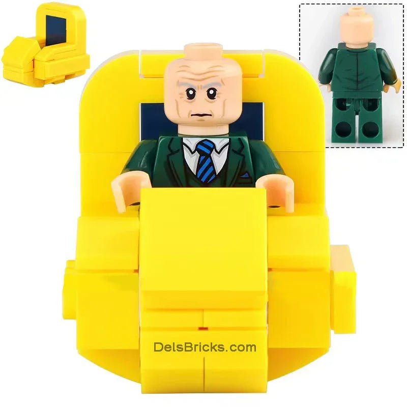 Marvel Lego Custom Minifigure - Professor Xavier From X-Men 97