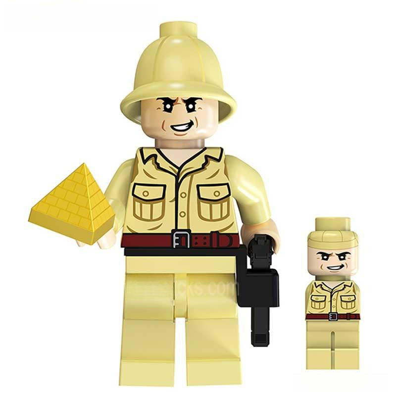 Indiana Jones Lego Custom Minifigure - Rene Belloq