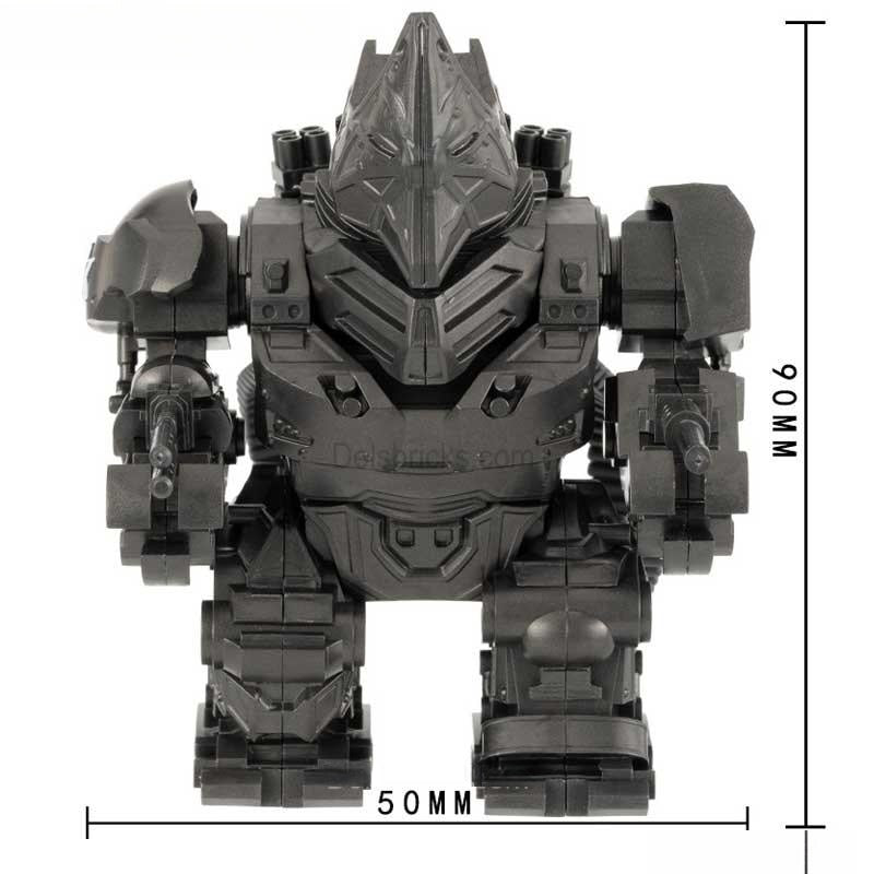 Marvel Lego Custom Minifigure - Rhino (Big Figure) 2