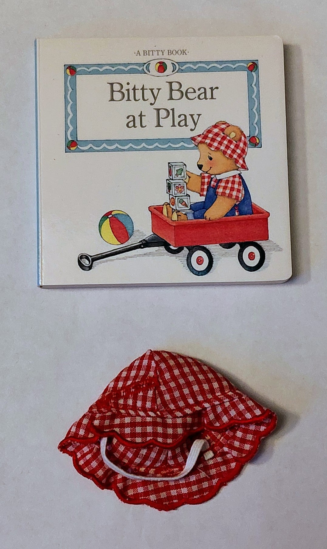 Bitty Bear At Play Set - Hat and Board Book