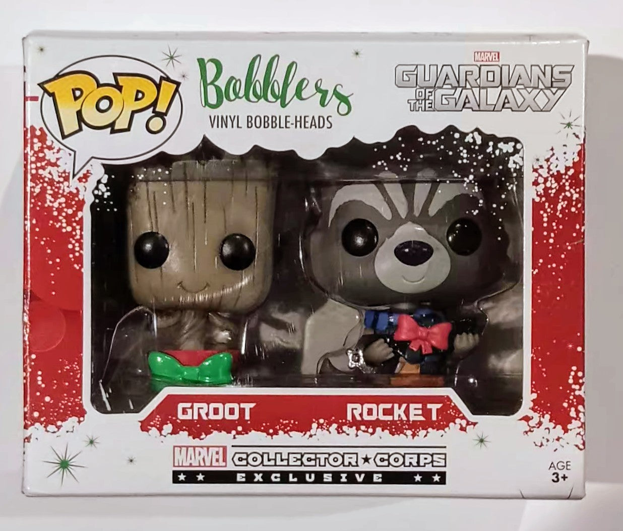 Marvel Funko Bobbles - Groot and Rocket (Collector Corps)