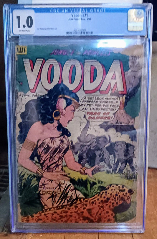 Vooda #21, Ajax Comics (June 1955, CGC 1.0)