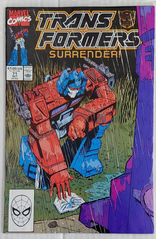 Marvel Comics: Transformers #71