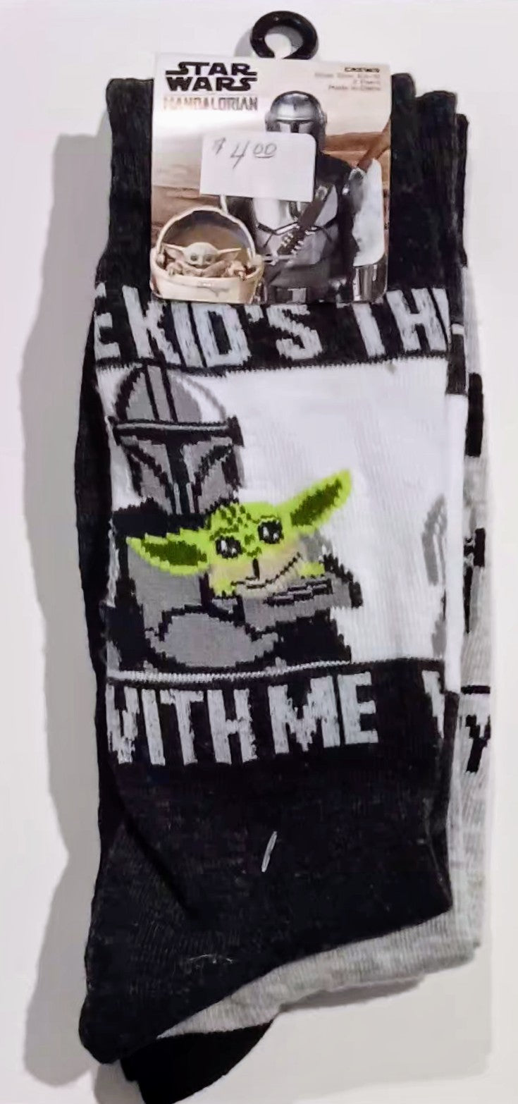Star Wars Socks - Mandalorian Crew Socks