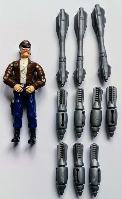 G.I. Joe Vehicle with figure - Mudfighter with Dog Fight (Partial)
