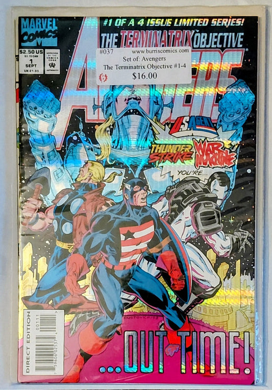 Comic Book Set: Avevgers Terminatrix Objective #1-4, Marvel Comics