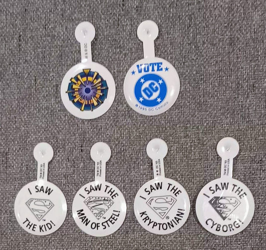 DC Promo Button Set - Superman/Zero Hour