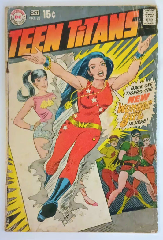 Teen Titans #23 (DC Comics, October 1969, Fair)
