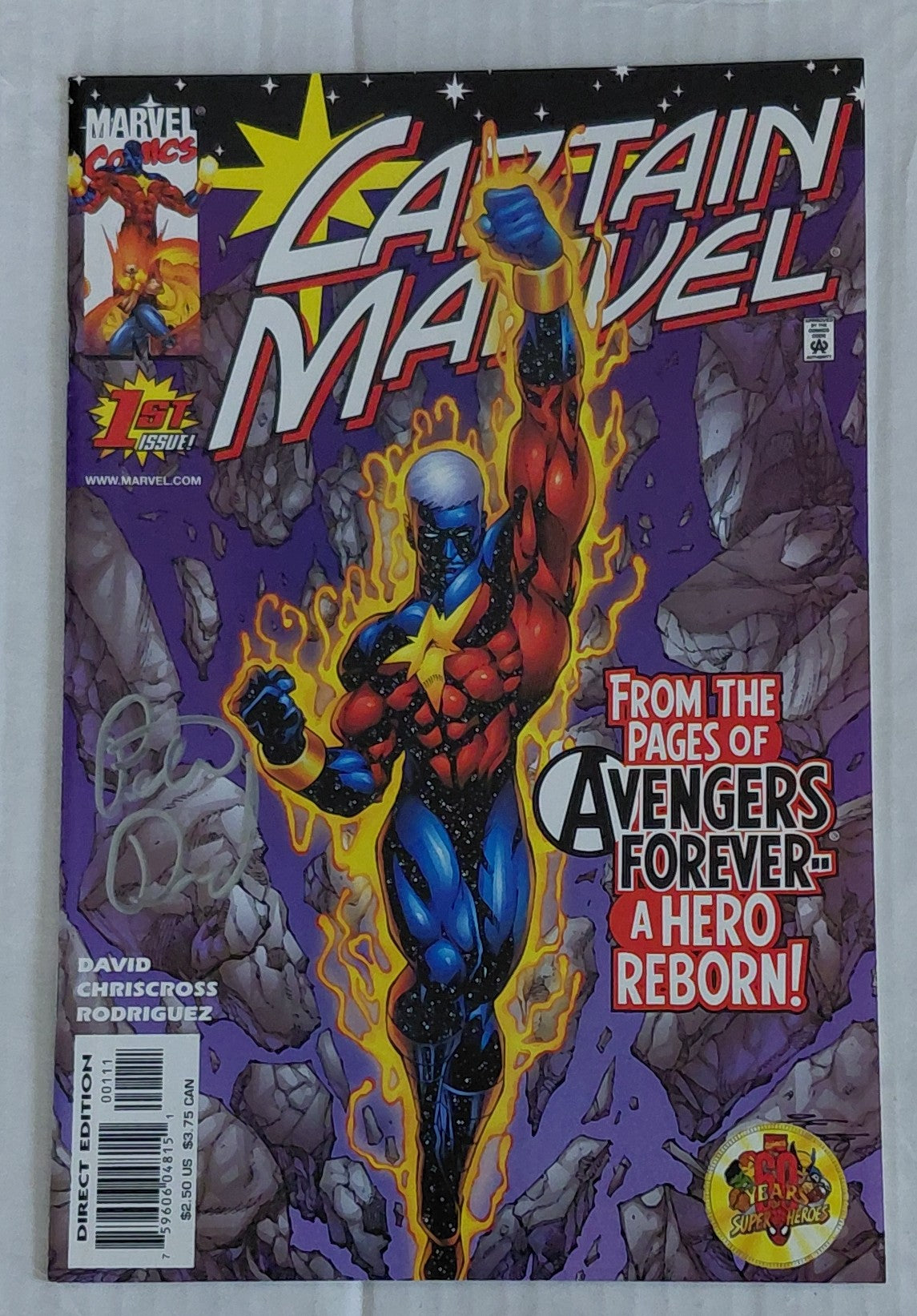 Marvel Comics: Captain Marvel V3 #01 (Signed)