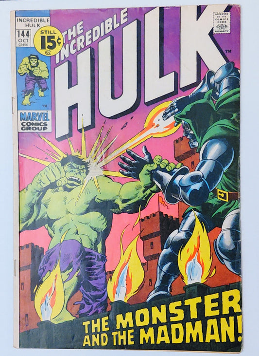 Incredible Hulk #144, Marvel Comics (Oct. 1971, GD+)