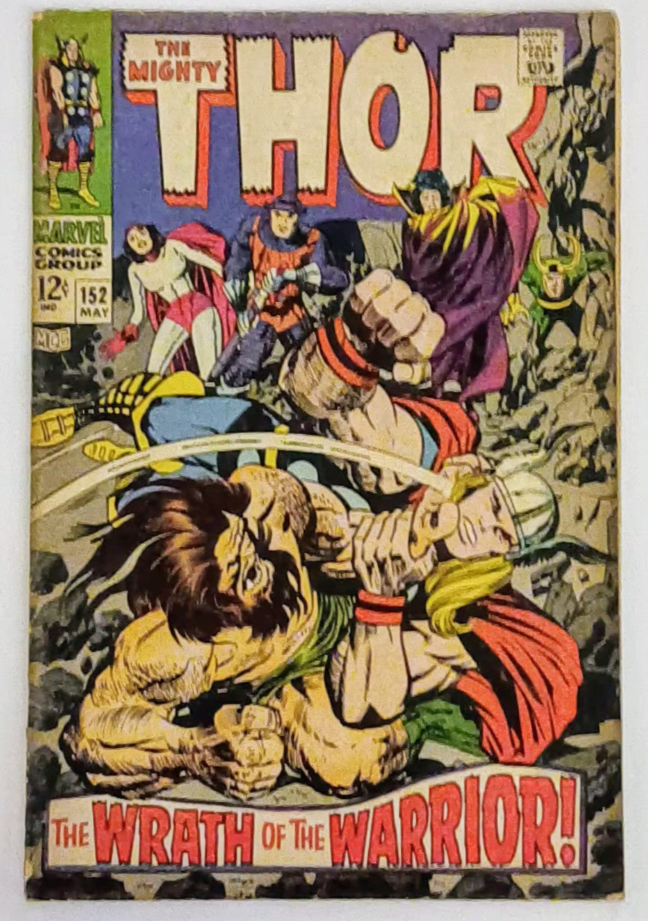 The Mighty Thor #152, Marvel Comics (May 1968, Fair)