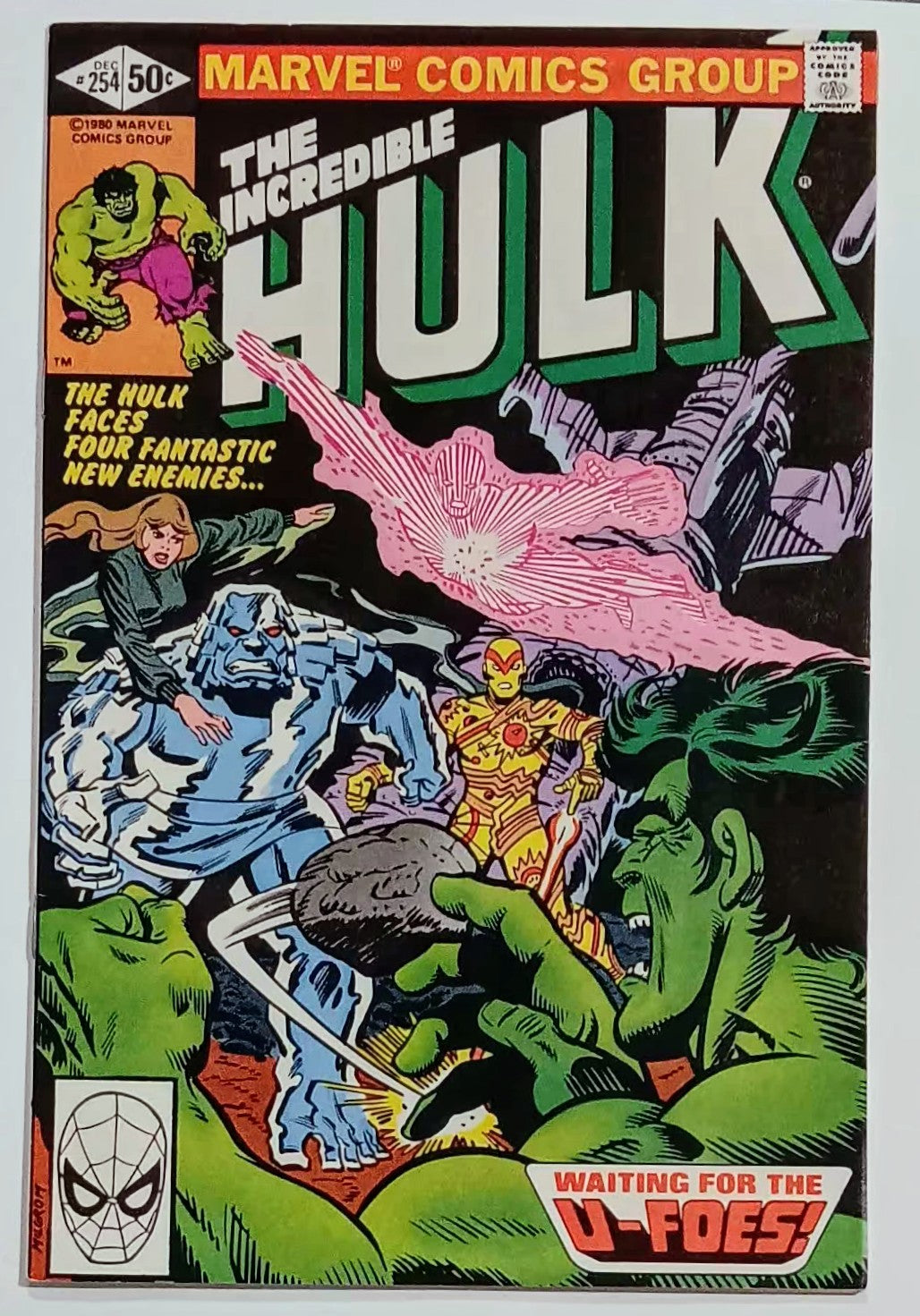 Marvel Comics: Incredible Hulk #254