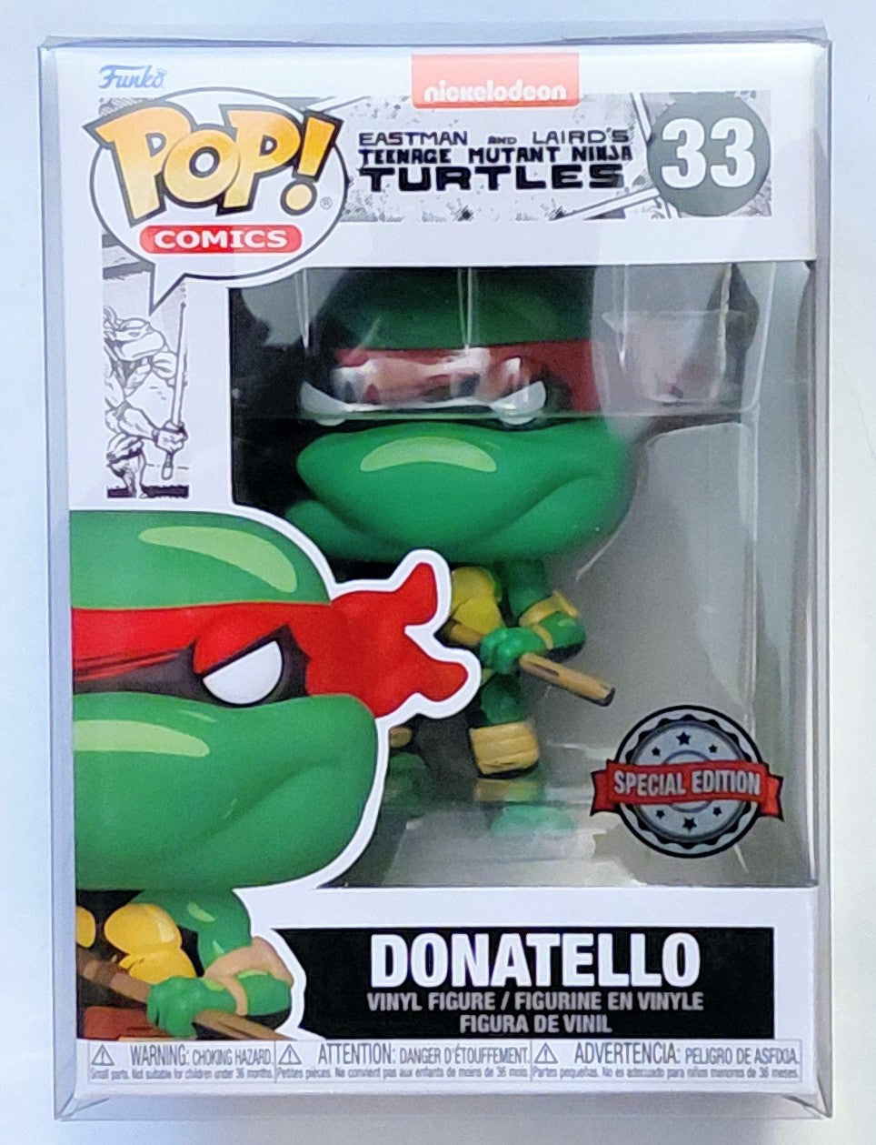 TMNT Funko Pop - Donatello (Special Edition)