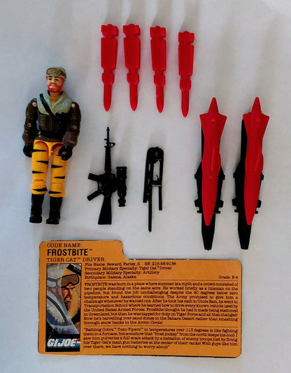 G.I. Joe Vehicle with figure - Tiger Cat with Frostbite (Partial)