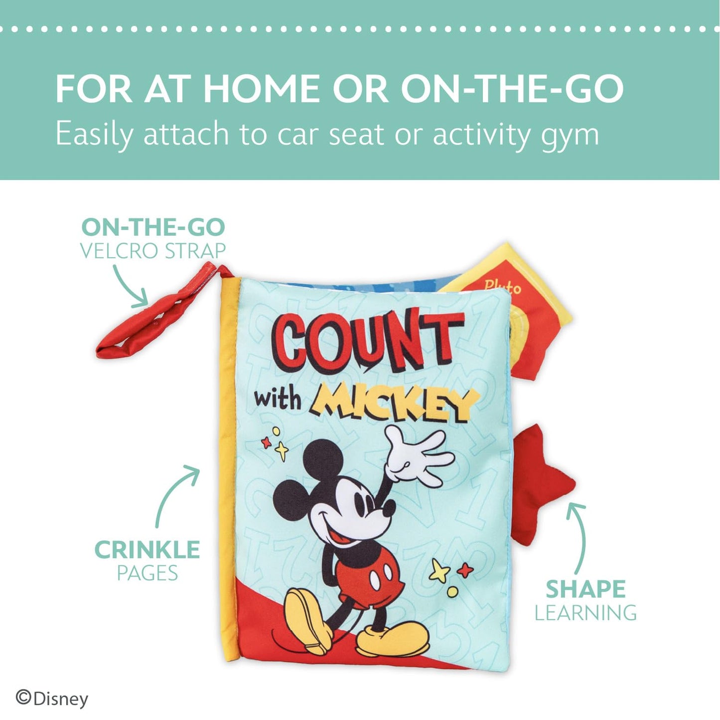 Disney Deluxe Soft Book - Count with Mickey Mouse