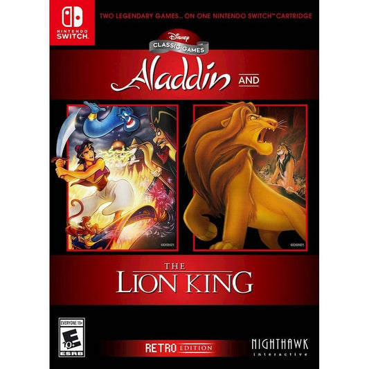 Disney Video Game - Classic Games: Aladdin And The Lion King [Retro Clampshell Edition] (Nintendo Switch)