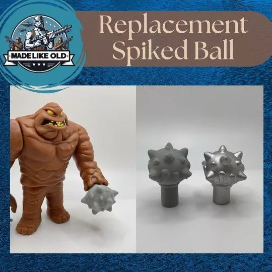 DC Clayface Batman The Animated Series Spiked Ball Repro Part 1993 Vintage Kenner