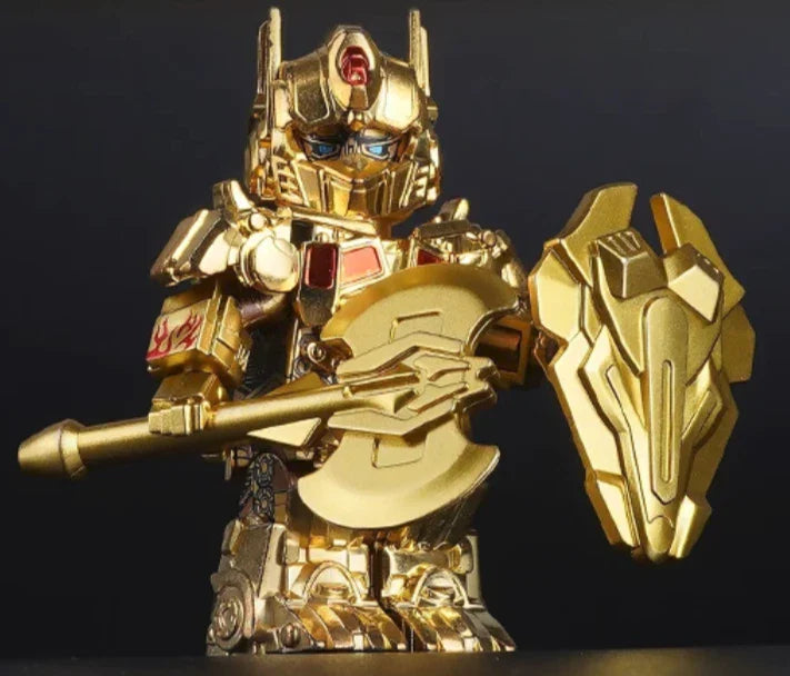 Transformers Lego Custom Minifigure - Gold Optimus Prime