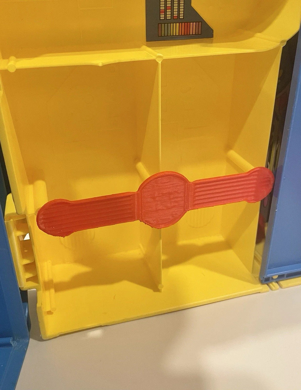 DC Super Powers Hall of Justice Playset Transporter Strap Repro Part 1984 Vintage Kenner