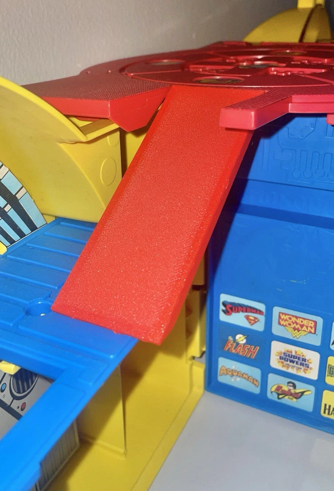 DC Super Powers Hall of Justice Playset Landing Pad Ramp Repro Part 1984 Vintage Kenner