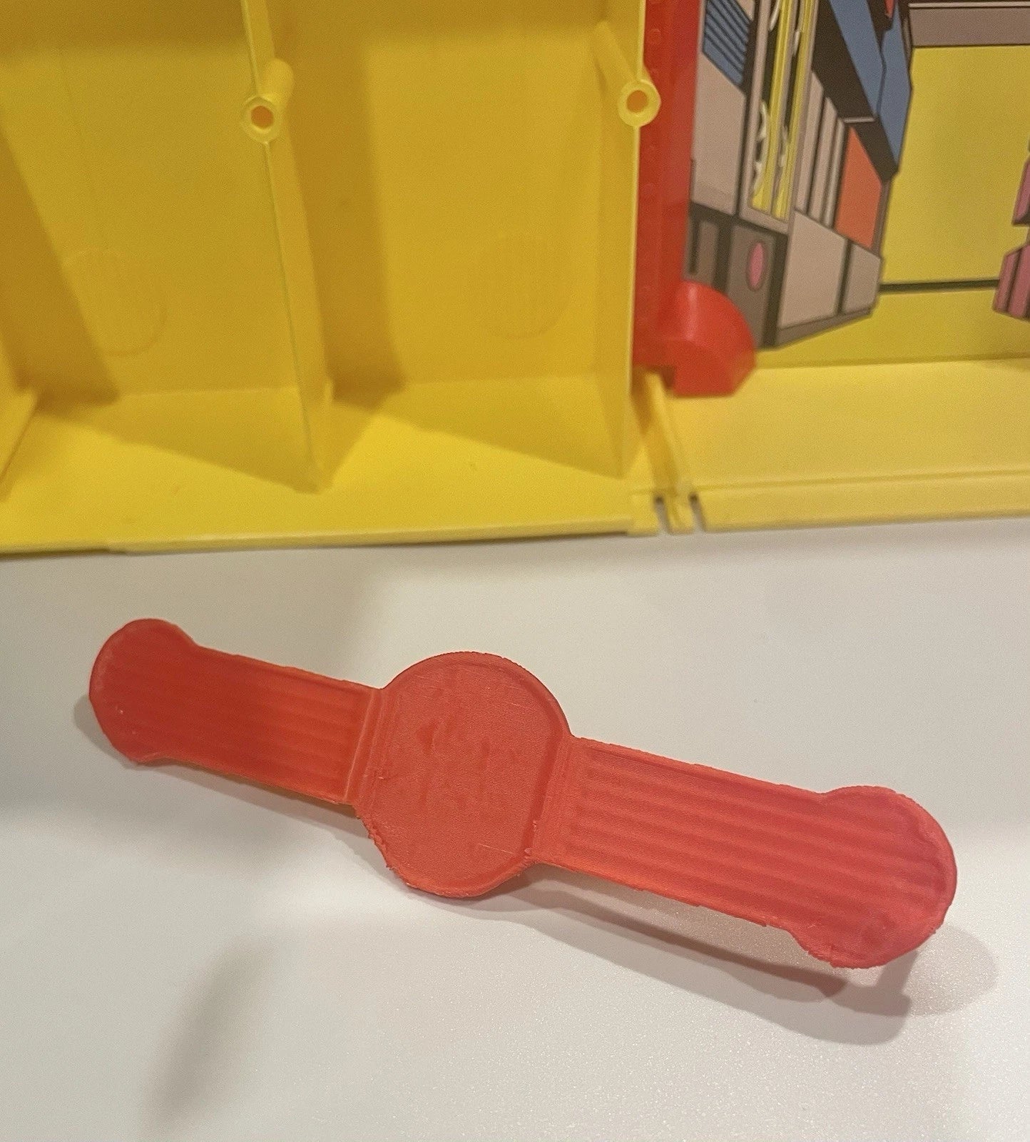 DC Super Powers Hall of Justice Playset Transporter Strap Repro Part 1984 Vintage Kenner