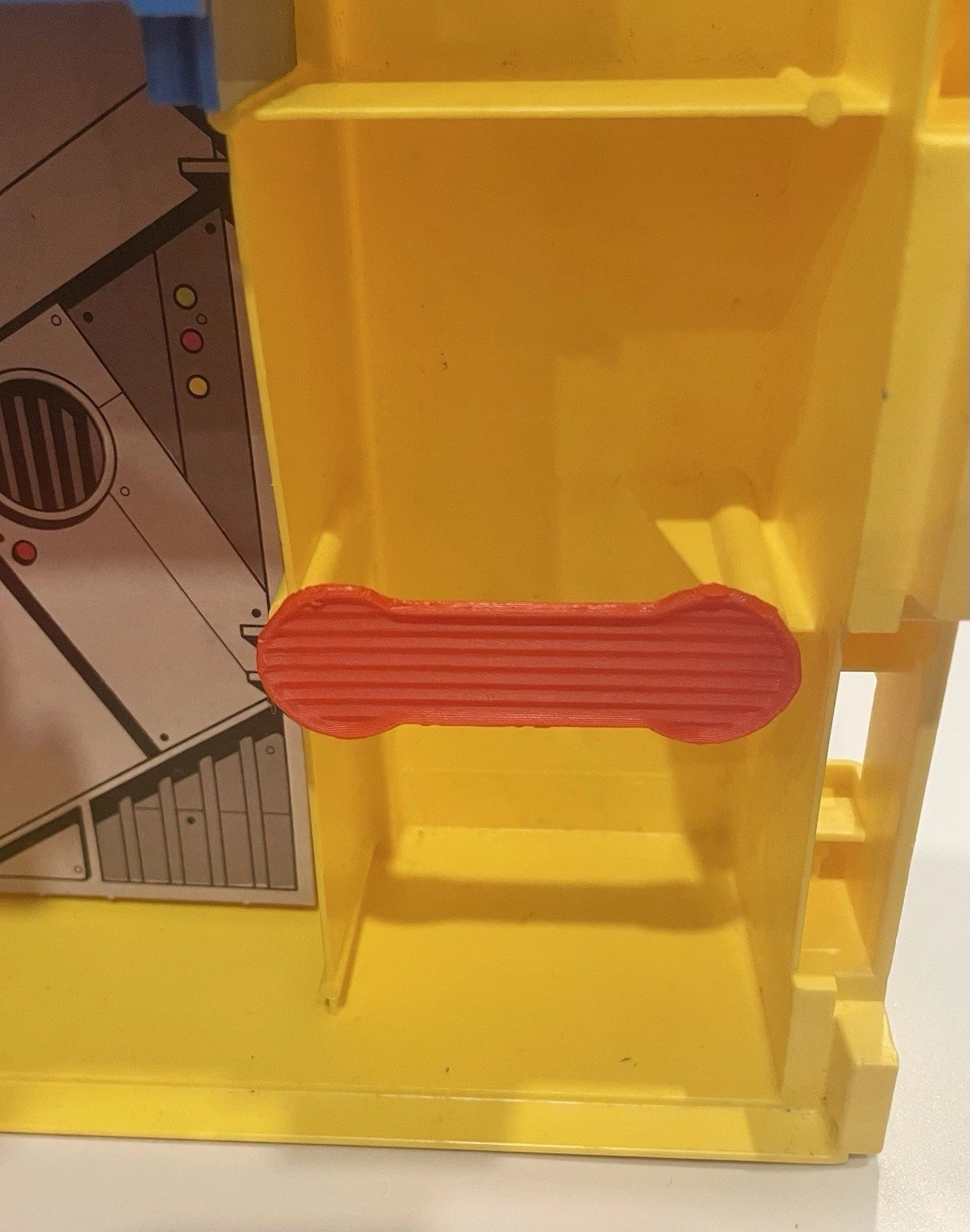 DC Super Powers Hall of Justice Playset Guard Strap Clip Repro Part 1984 Vintage Kenner
