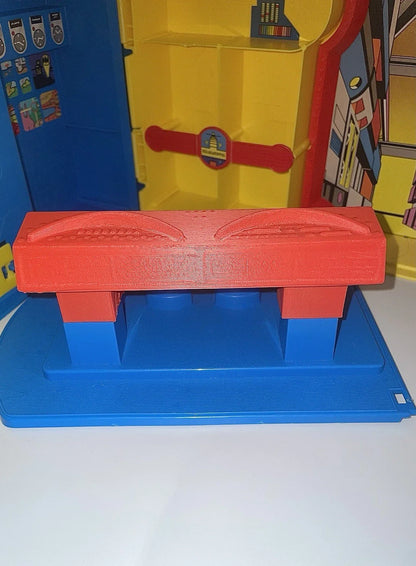 DC Super Powers Hall of Justice Playset Console Computer Repro Part 1984 Vintage Kenner