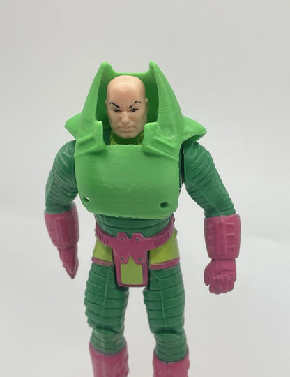 DC Super Powers Lex Luthor Armor Repro Part 1984 Vintage Kenner