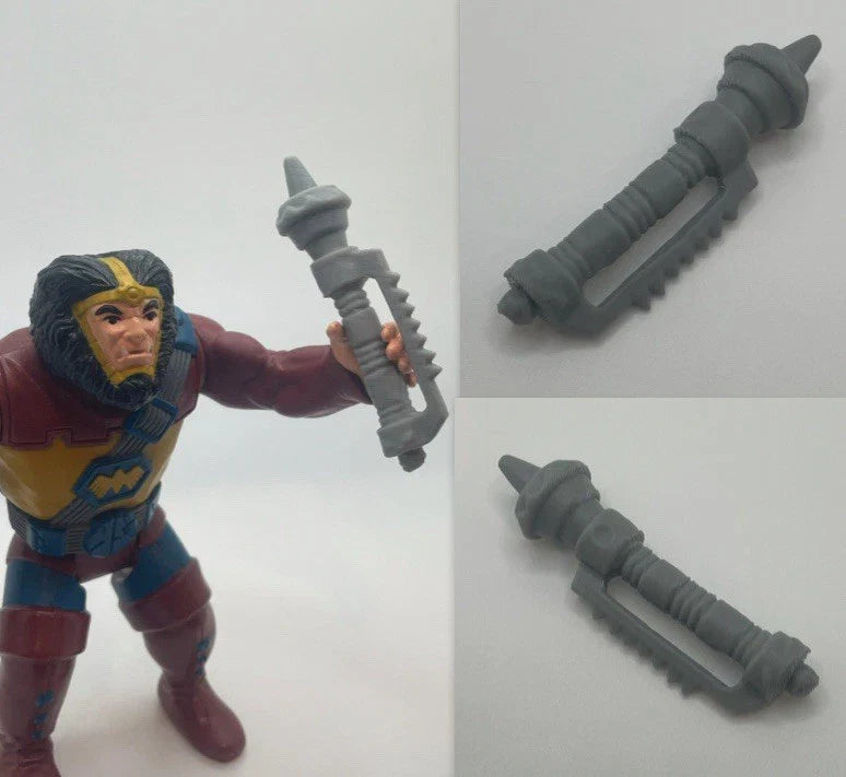 DC Super Powers Kalibak Mace Weapon Repro Part 1985 Vintage Kenner