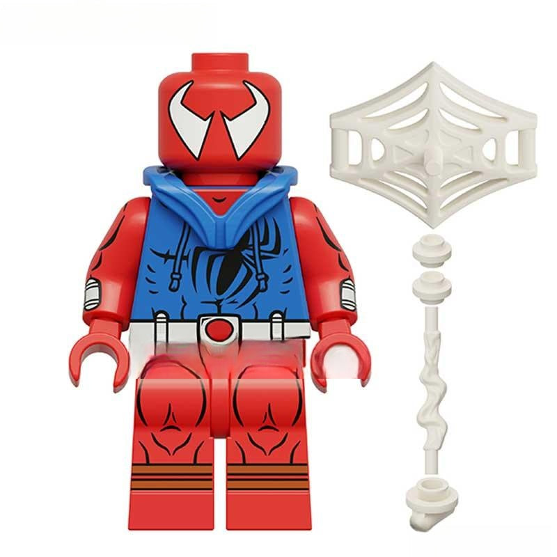 Marvel Lego Custom Minifigure - Scarlet Spider