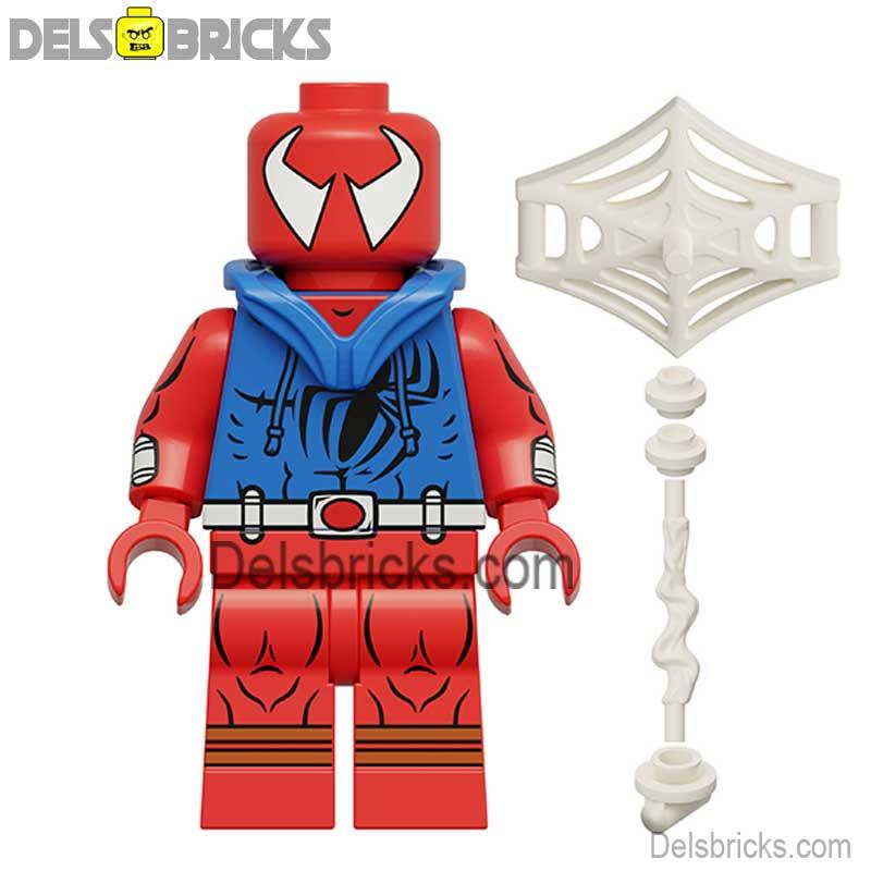 Marvel Lego Custom Minifigure - Scarlet Spider 1