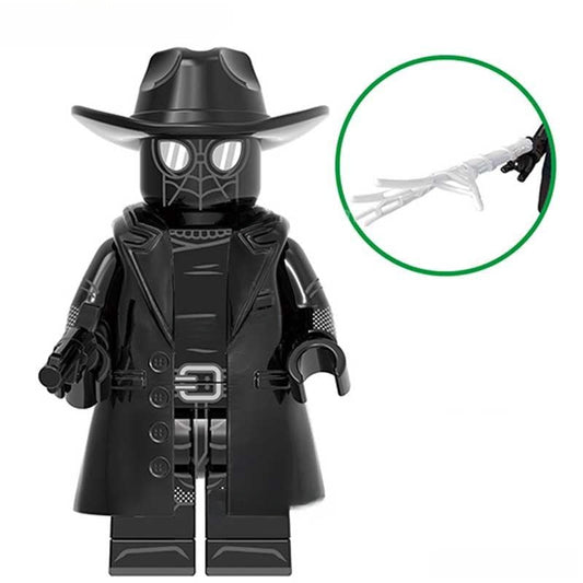 Marvel Lego Custom Minifigure - Spider-Man Noir Black Suit NEW