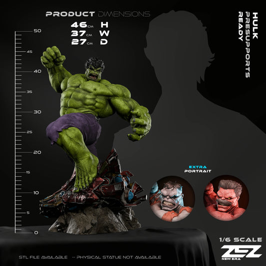 Marvel Comics Statue - The Hulk (1:6 Scale & Bust)