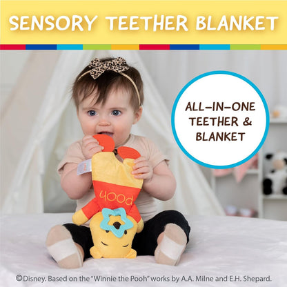 Disney Winnie the Pooh Sensory Blanky with Crinkle