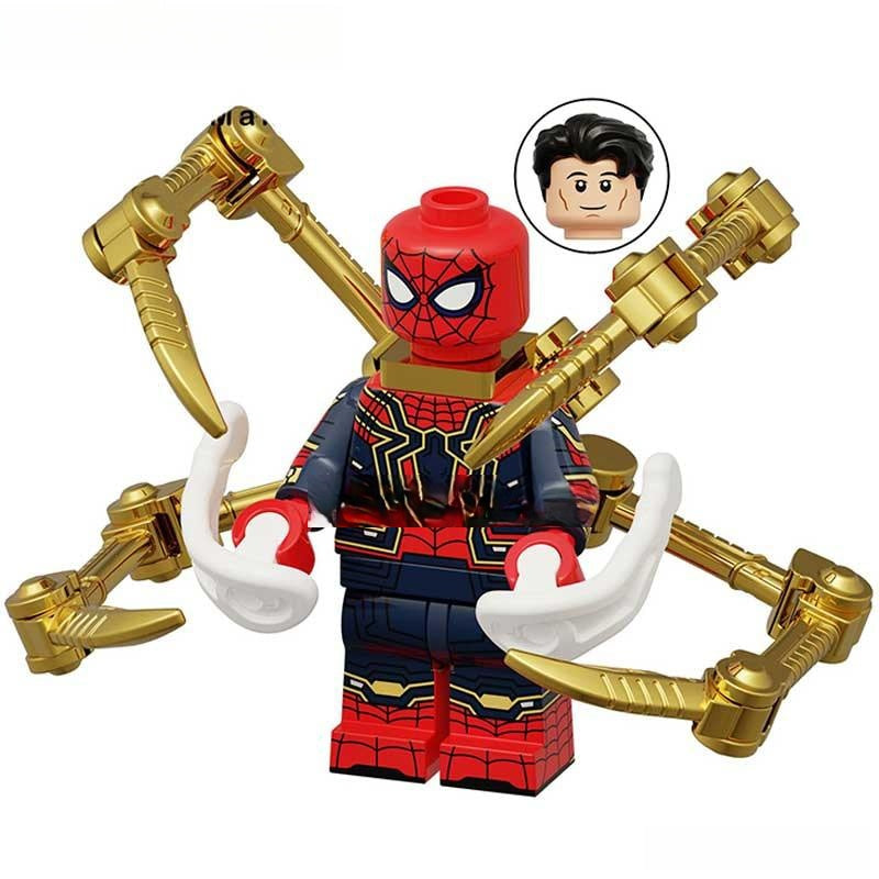 Marvel Lego Custom Minifigure - Spider-Man Iron Spider 1