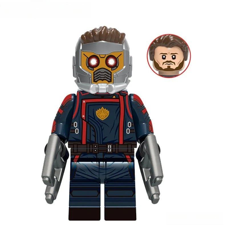 Marvel Lego Custom Minifigure - Star-Lord Peter Quill Guardians of the Galaxy