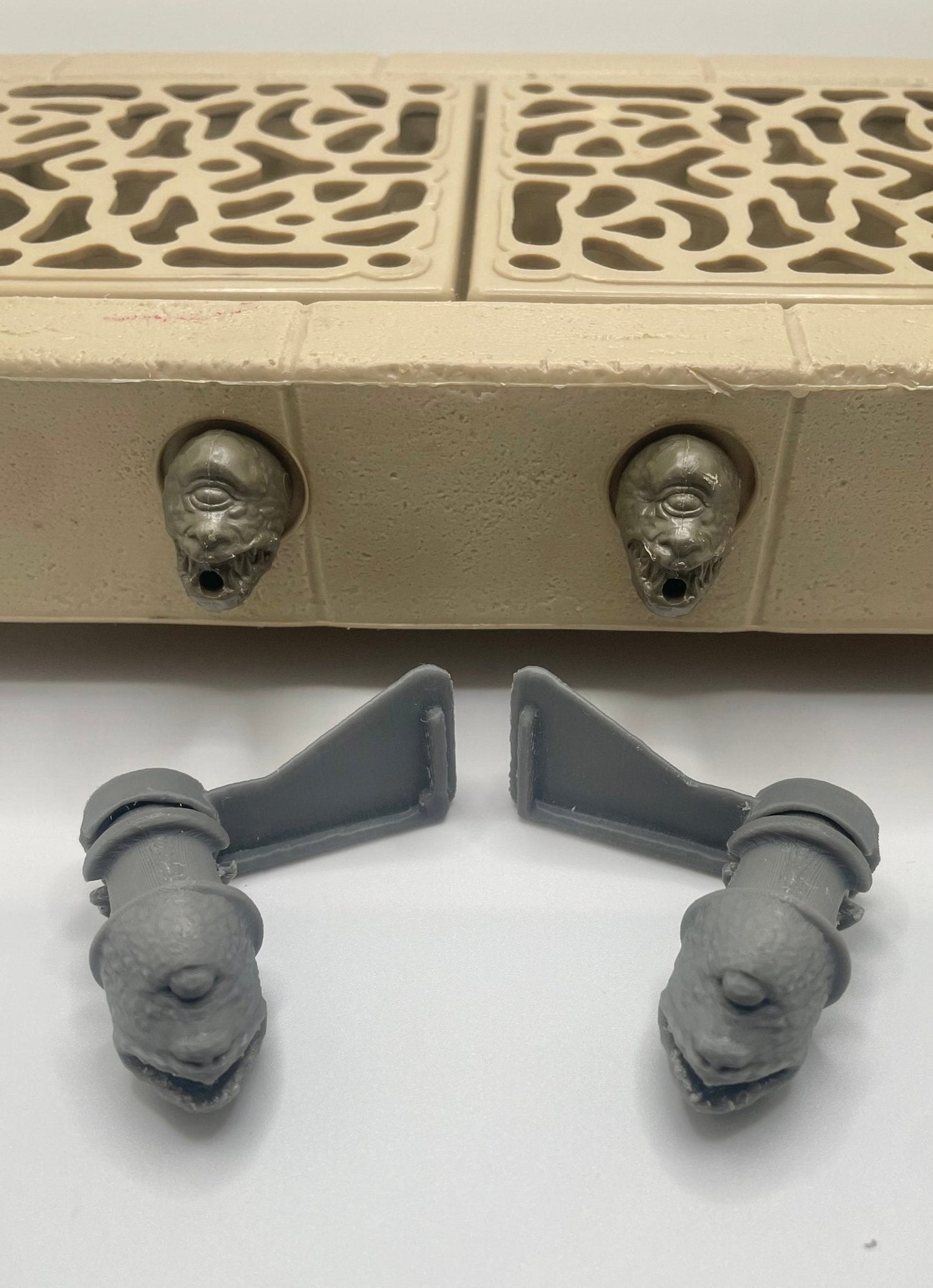 Star Wars JABBA THE HUTT Throne Playset Gargoyle Hinges Repro Part 1983 Vintage Kenner