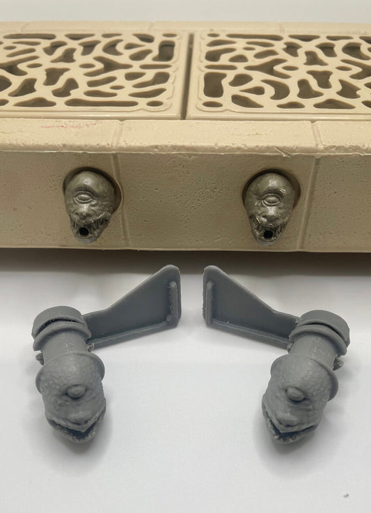 Star Wars JABBA THE HUTT Throne Playset Gargoyle Hinges Repro Part 1983 Vintage Kenner