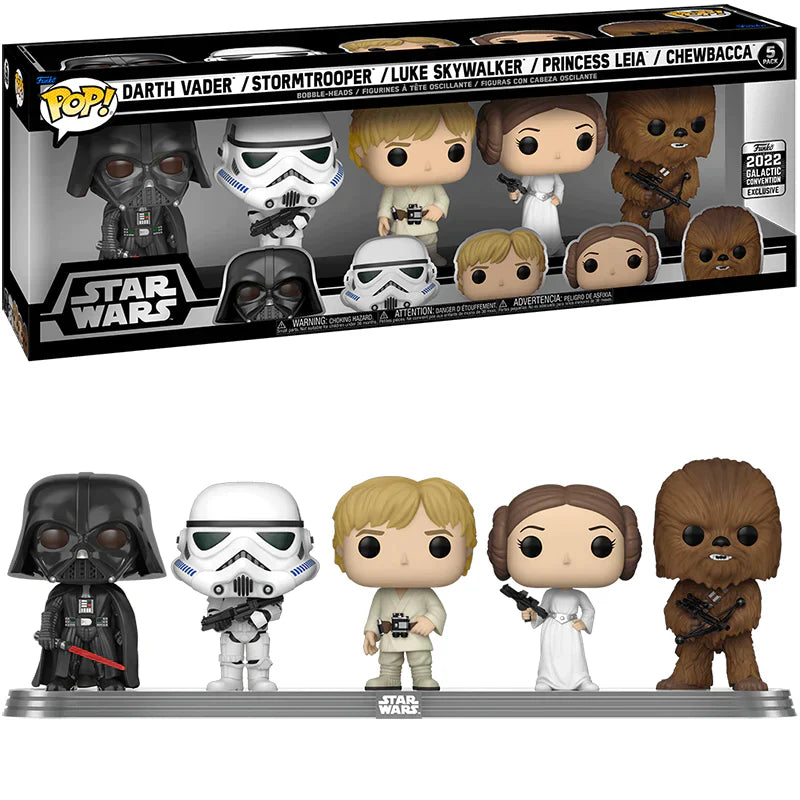 Star Wars Funko Pop! Set - Star Wars 5-Pack (2022 Galactic Convention Exclusive)