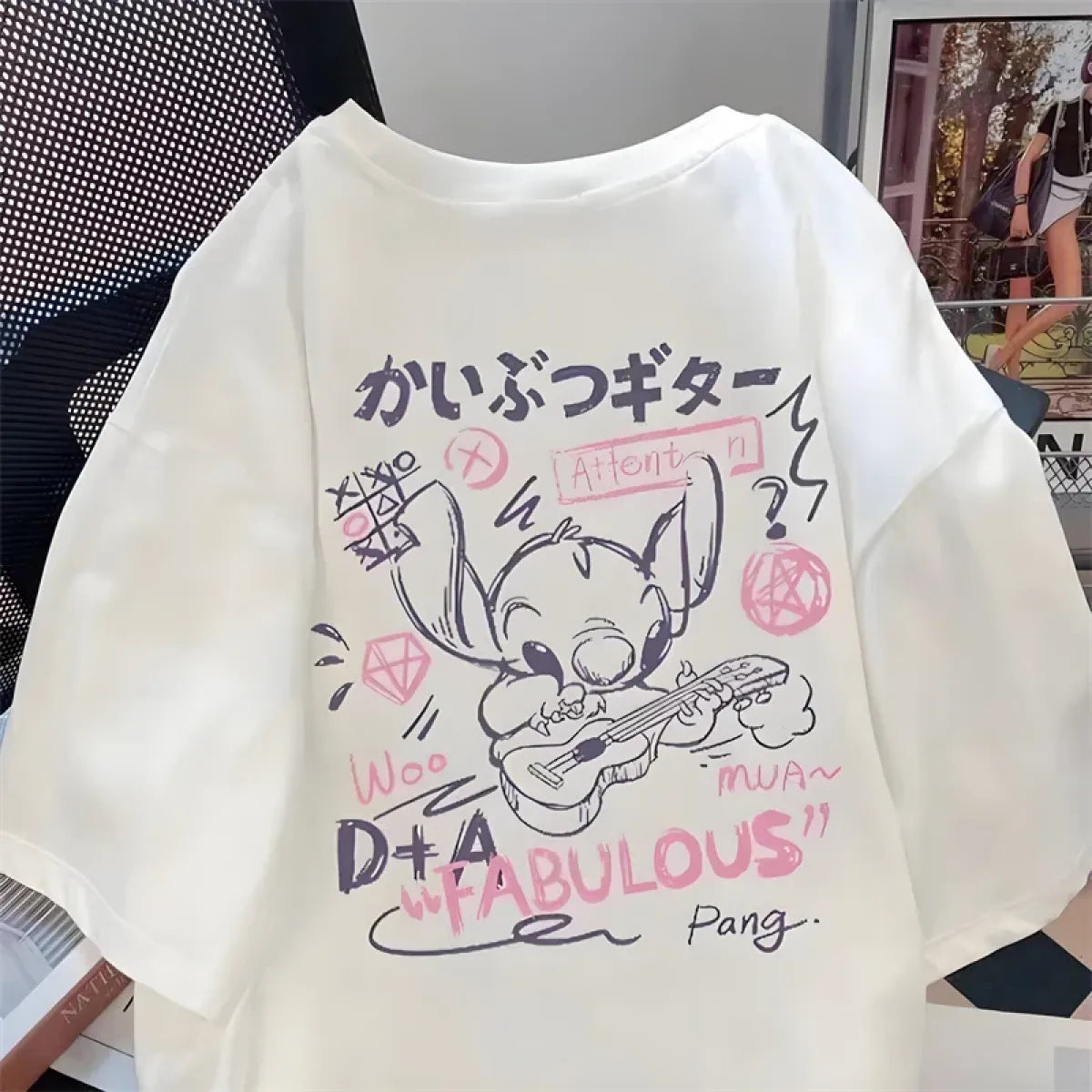 Disney Harajuku Stitch Graphic T-Shirt