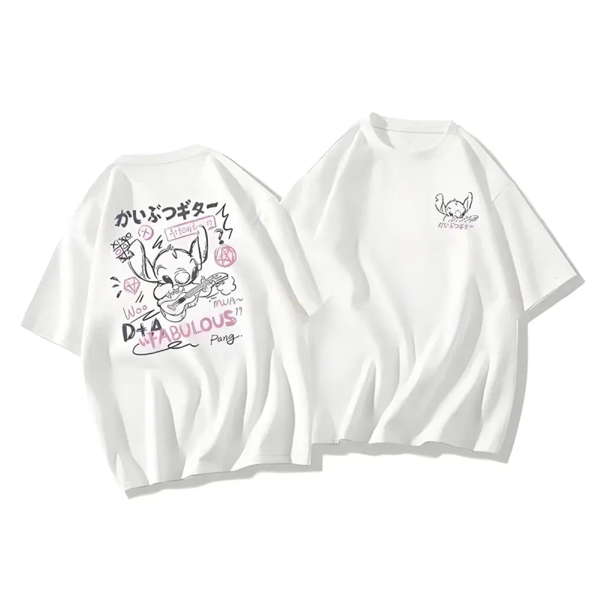 Disney Harajuku Stitch Graphic T-Shirt