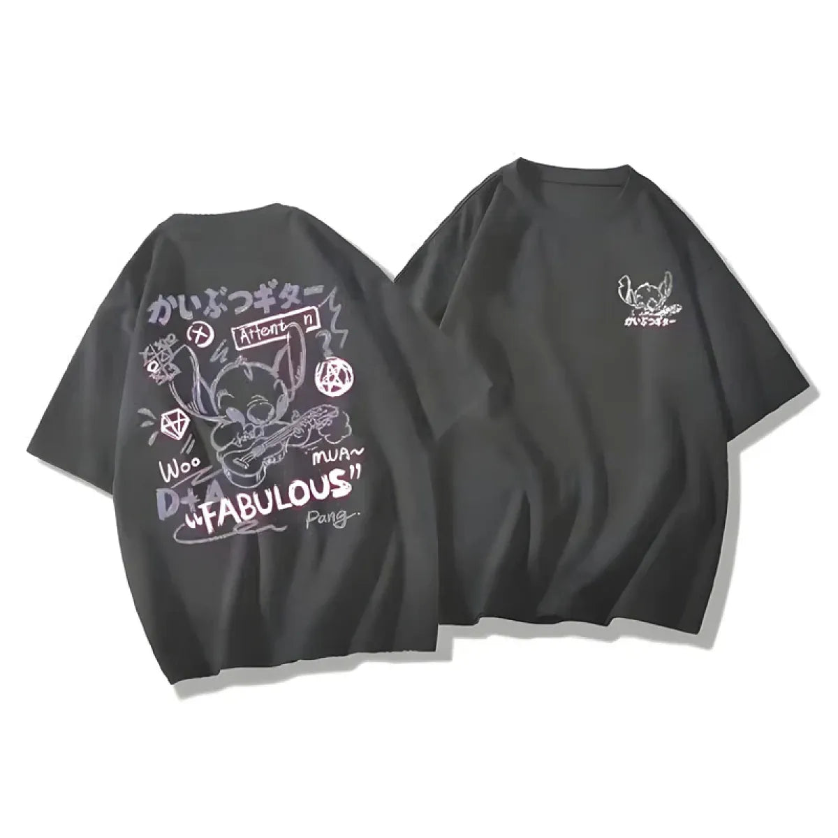 Disney Harajuku Stitch Graphic T-Shirt