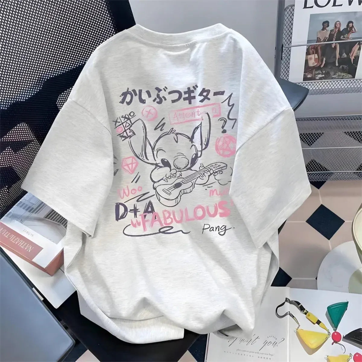 Disney Harajuku Stitch Graphic T-Shirt