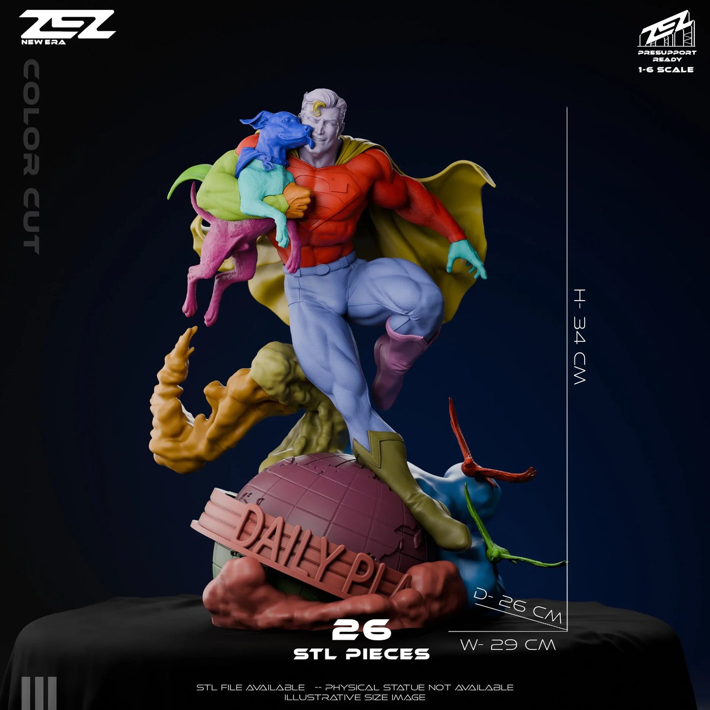DC Comics Statue - Superman & Krypto (1:6 Scale & Bust)