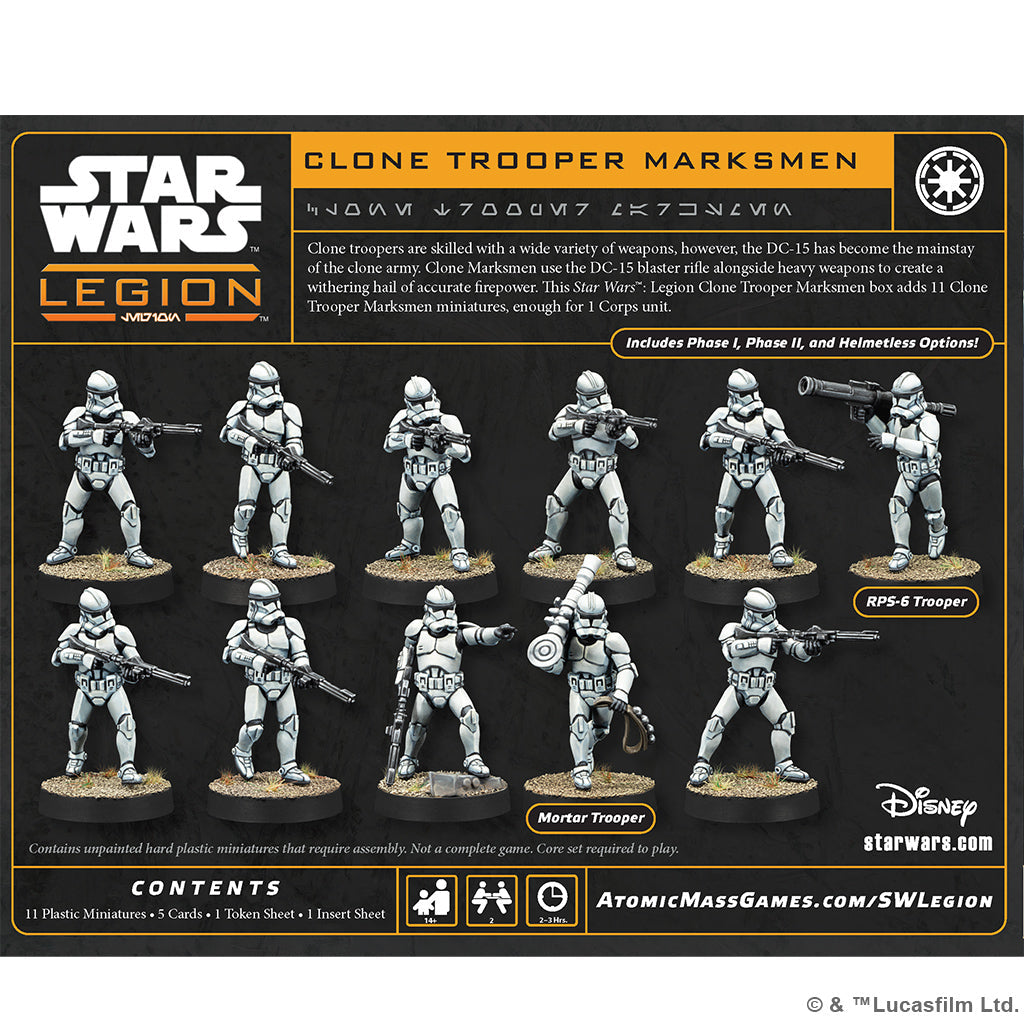 Star Wars Legion: Clone Trooper Marksmen
