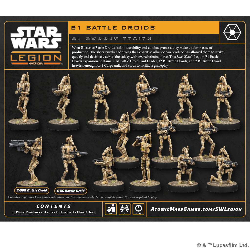 Star Wars Legion: B1 Battle Droids
