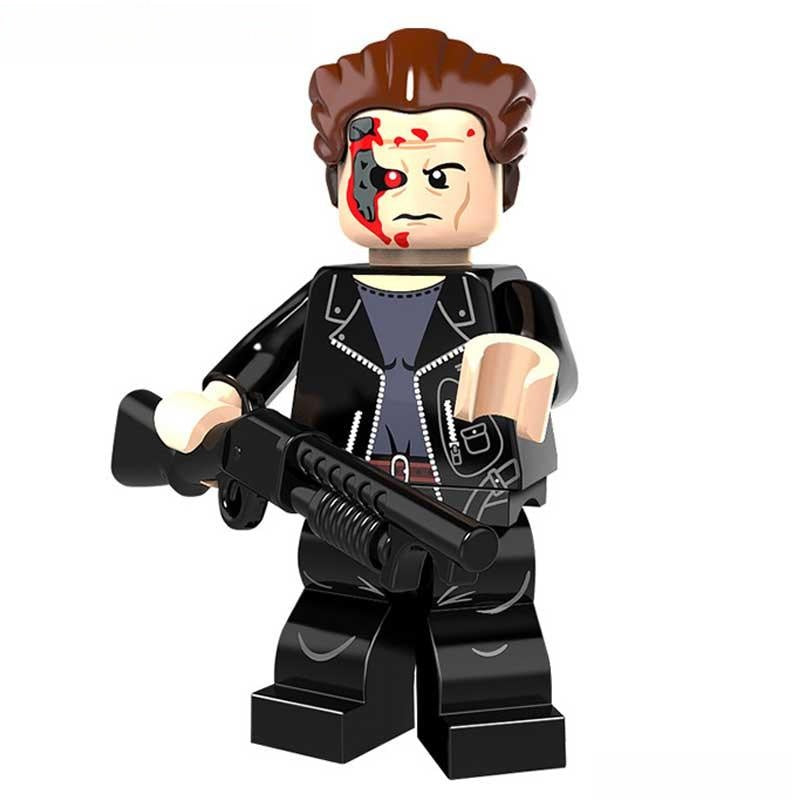 Movies Lego Custom Minifigure - Terminator- T-800