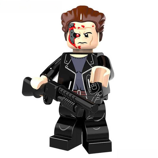 Movies Lego Custom Minifigure - Terminator- T-800